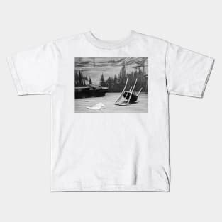 Malcolm X bullet holes Kids T-Shirt